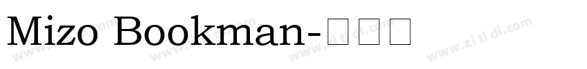 Mizo Bookman字体转换